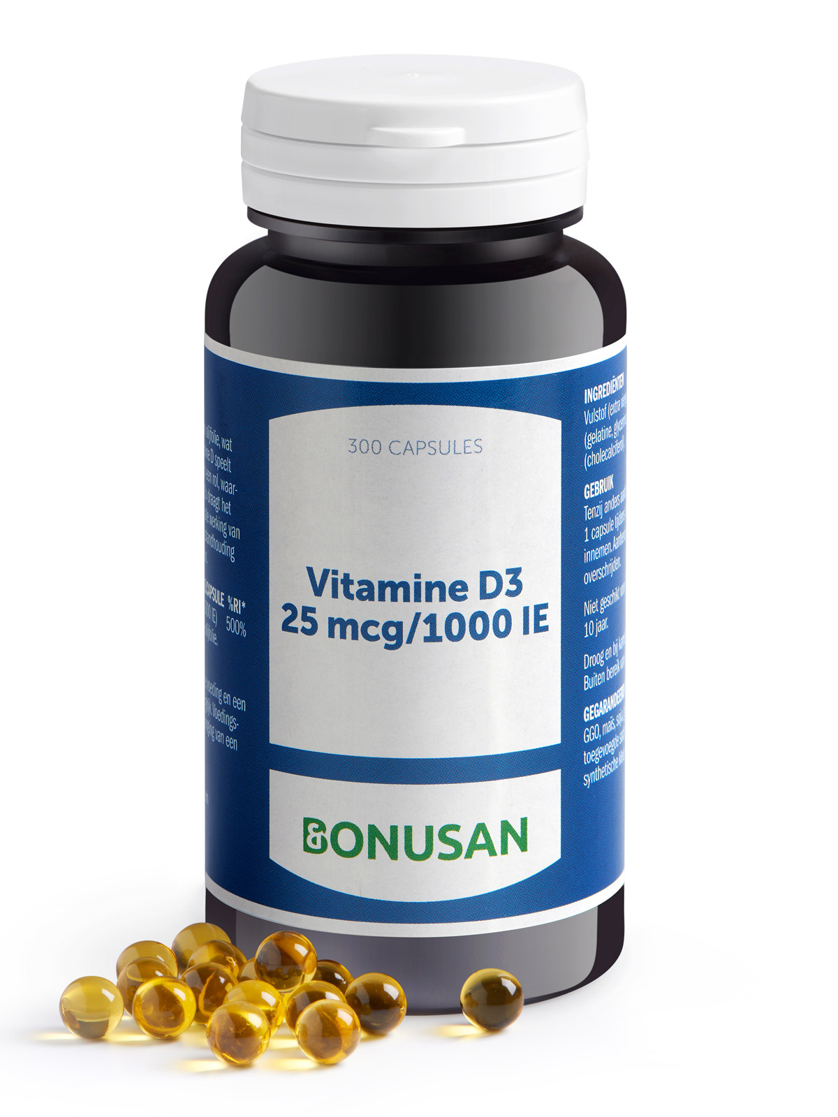 Bonusan - Vitamine D3 25 mcg/1000IE - 300 stuks