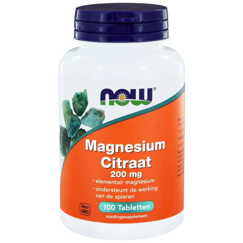 NOW - Magnesium citraat tabletten