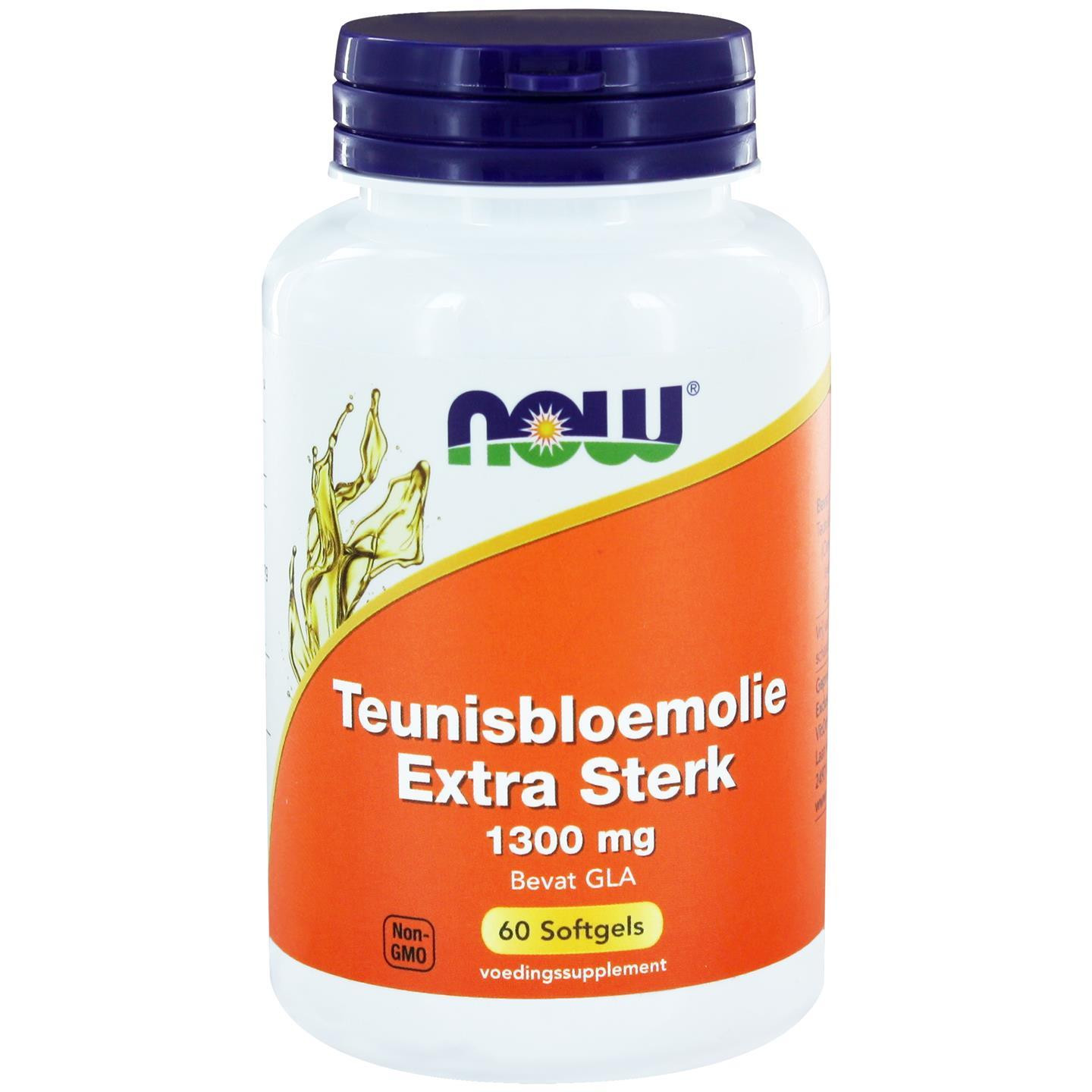 NOW - Teunisbloemolie Extra Sterk 1300 mg