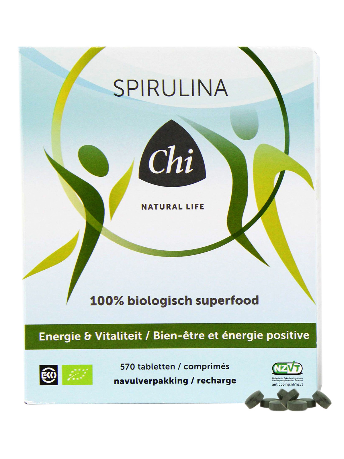 Chi - Spirulina tabletten - navulling