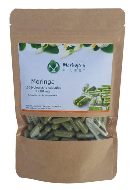 Moringa&#039;s Finest - Moringa capsules - 100 stuks