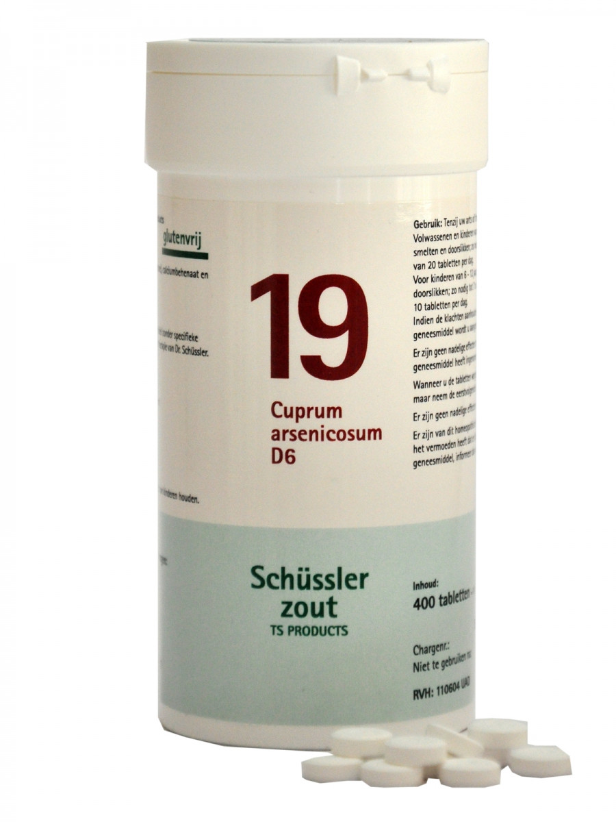 Schussler celzout nr. 19 - Cuprum Arsenicosum