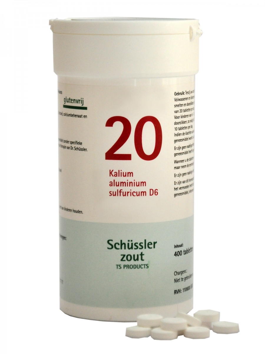 Schussler celzout nr. 20 - Kalium Aluminium Sulfuricum