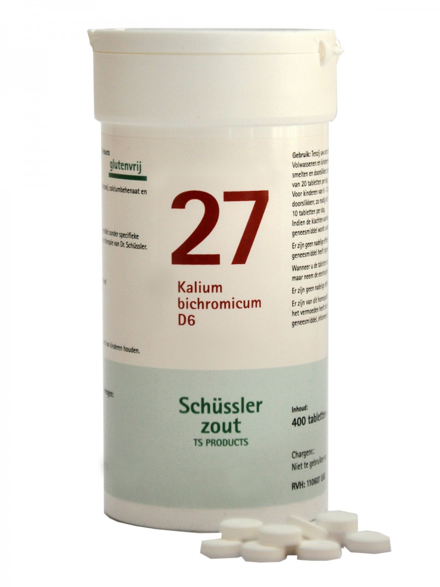 Schussler celzout nr. 27 - Kalium Bichromicum