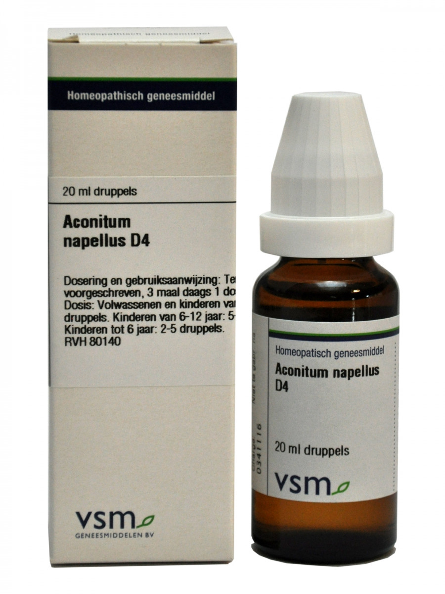VSM - Aconitum napellus D4 (druppels)