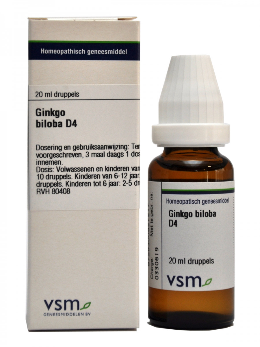 VSM - Ginkgo biloba D4 (druppels)