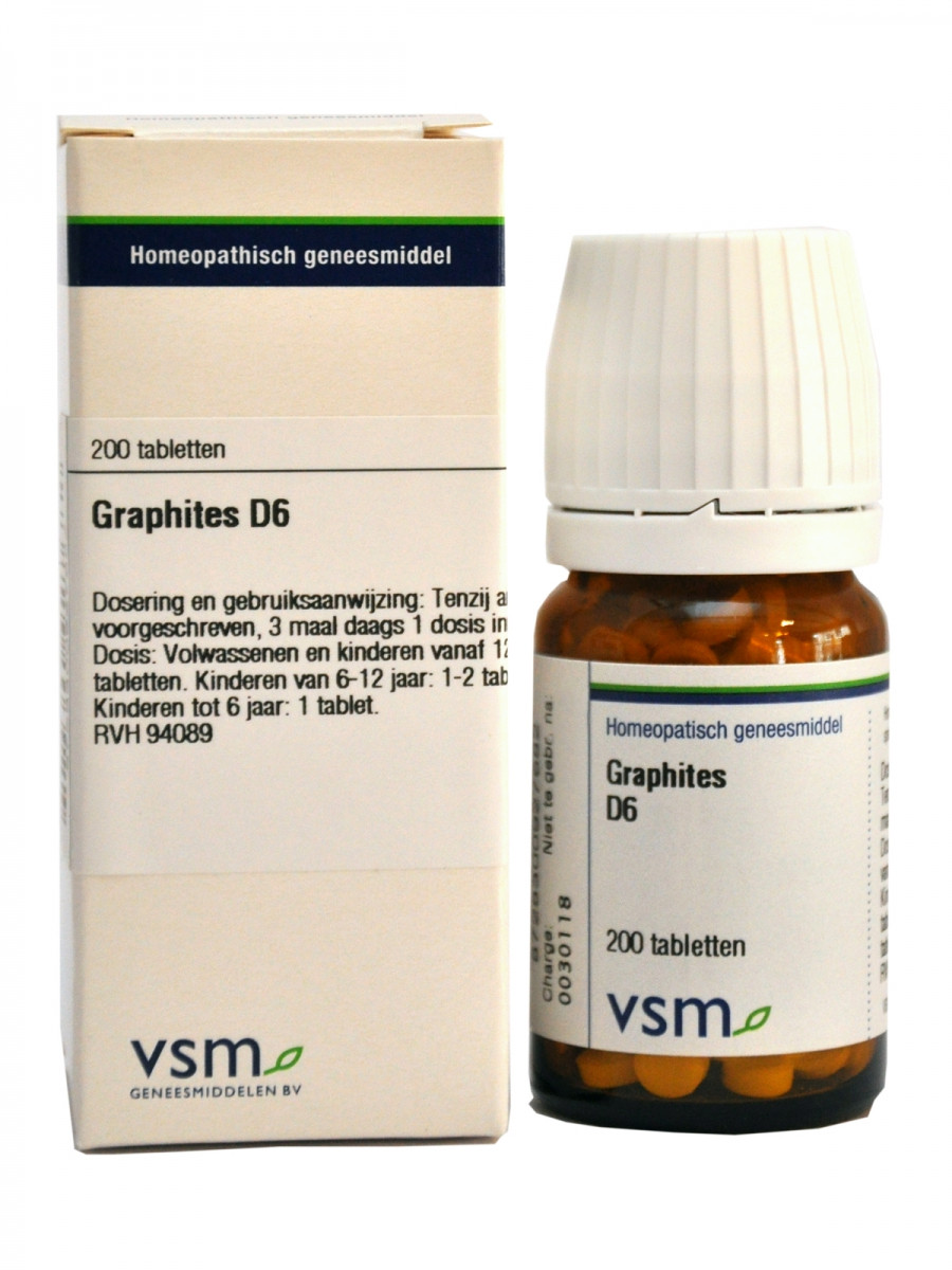 VSM - Graphites D6 (tabletten)