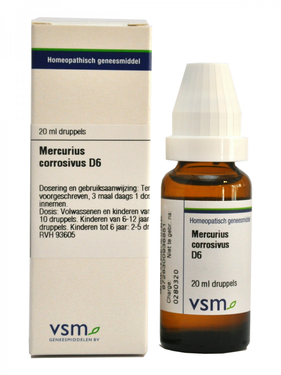 VSM - Mercurius corrosivus D6 (druppels)