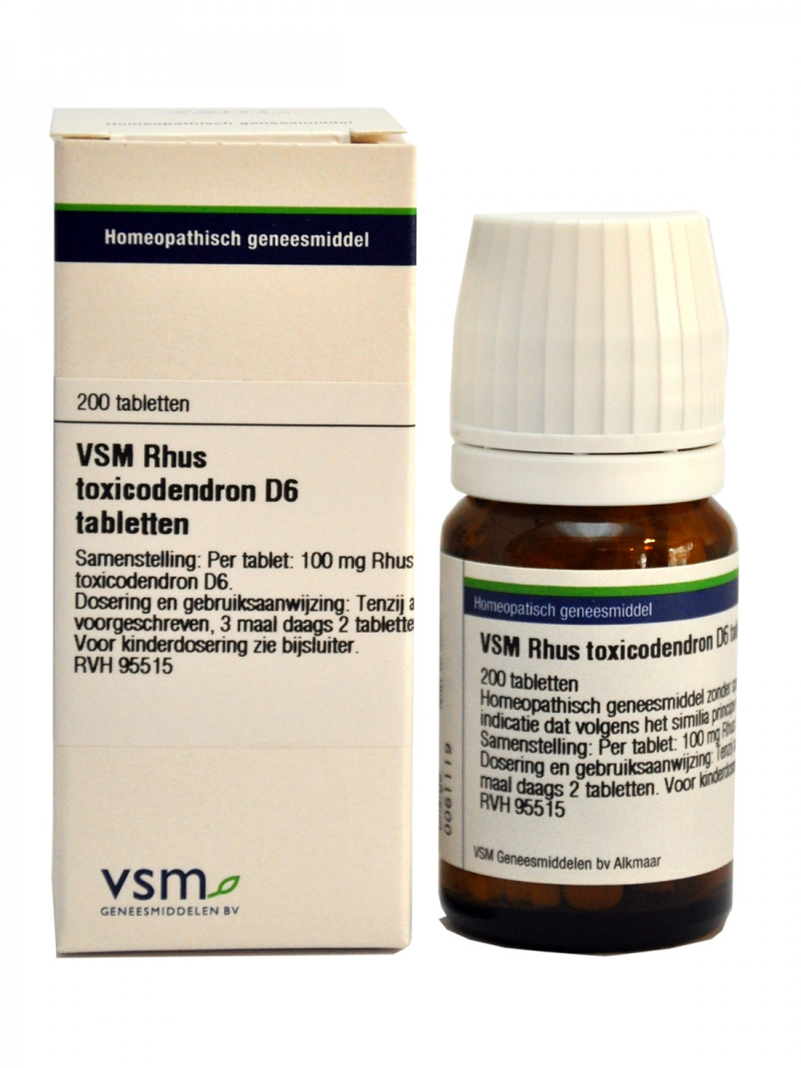 VSM - Rhus toxicodendron D6 (tabletten)
