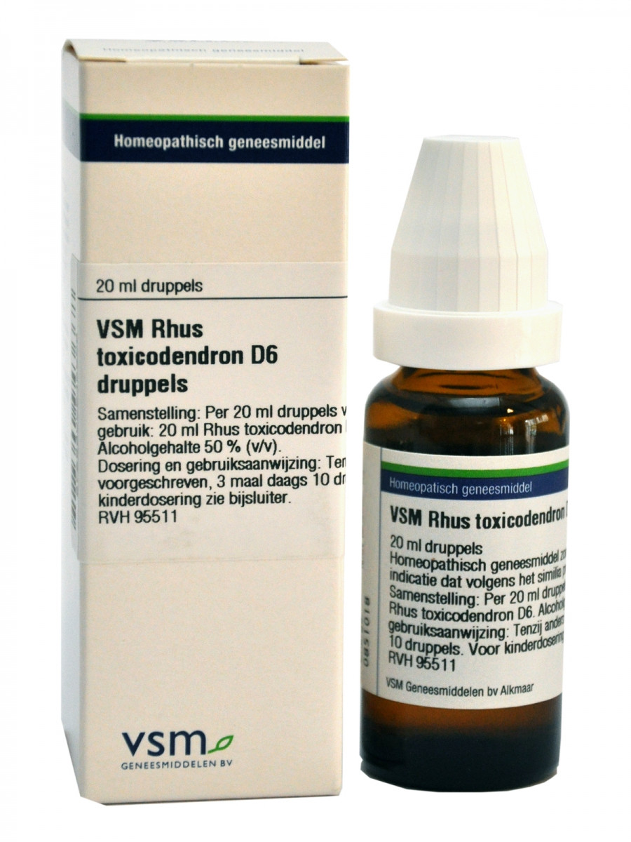 VSM - Rhus toxicodendron D6 (druppels)