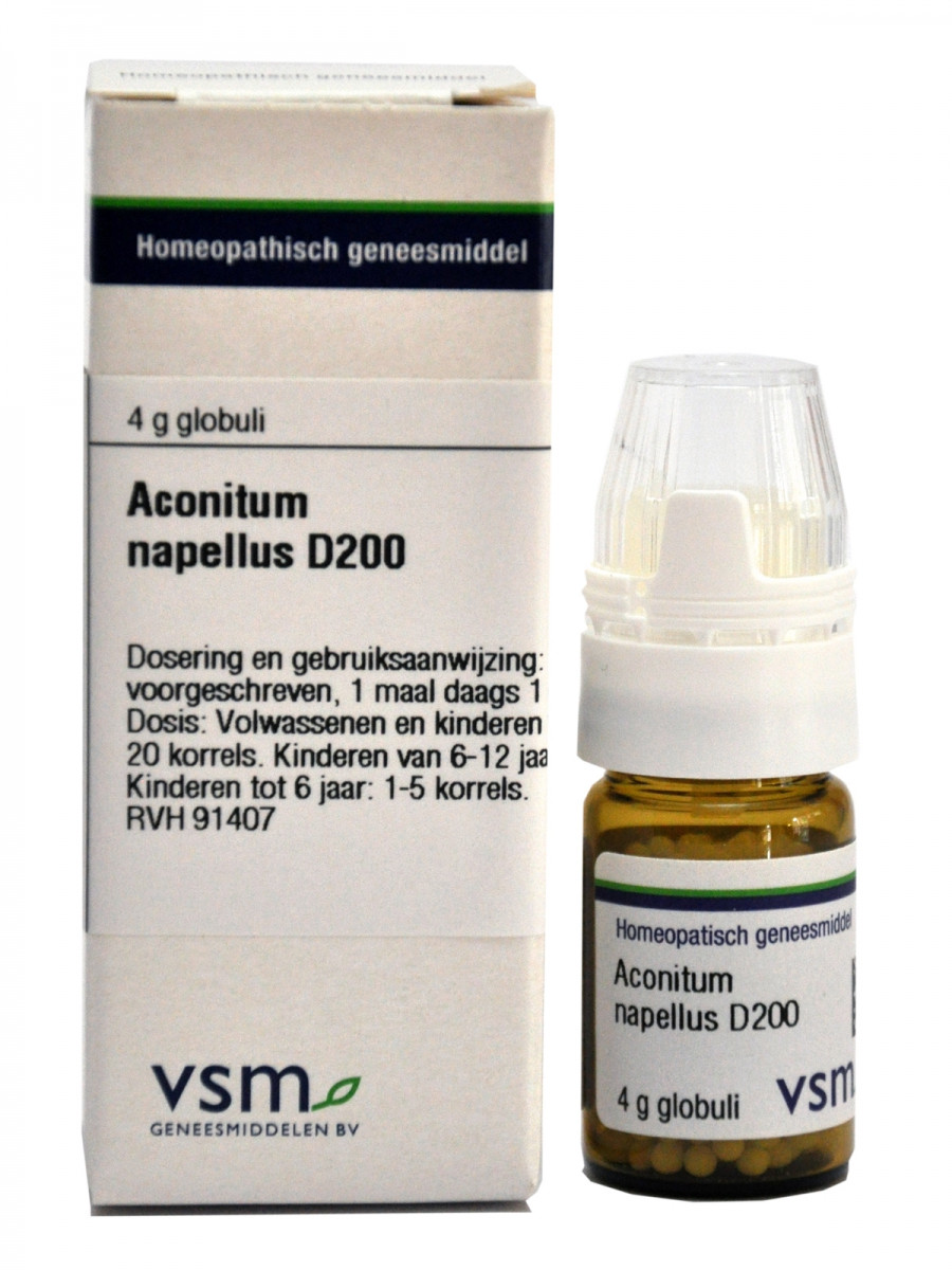VSM - Aconitum napellus D200 (globuli)