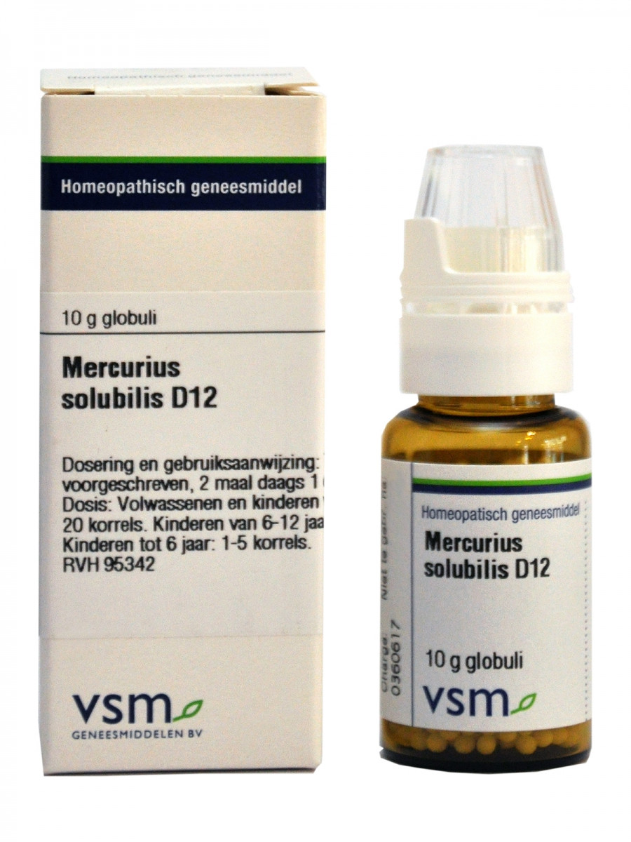 VSM - Mercurius solubilis D12 (globuli)